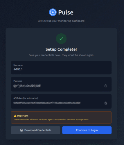 Setup complet Pulse